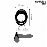 ADDICTED TOYS - ANILLO TEXTURIZADO DOBLE PARA EL PENE