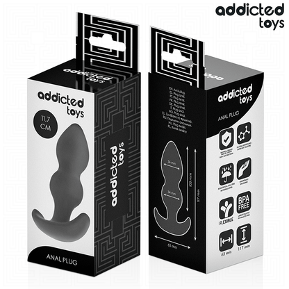ADDICTED TOYS - PLUG ANAL SILICONA TALLA L 11,7 CM