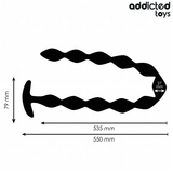 ADDICTED TOYS - ROSARIO ANAL 27 CM EXTRA LARGO SILICONA