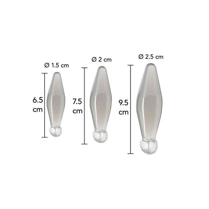 TOYJOY - ANAL PLAY RIMMER DE DEDO 3 PIEZAS TRANSPARENTE