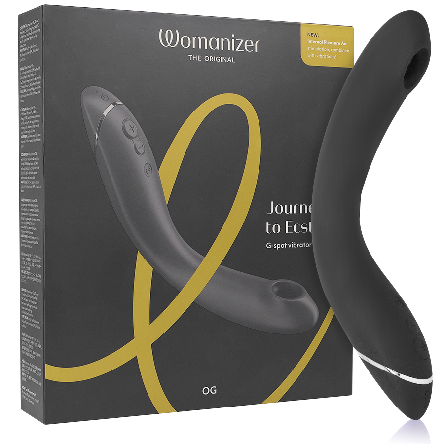 Viaje al Punto G — Pleasure Air Curva Flexible Gris · WOMANIZER · OG G-Spot