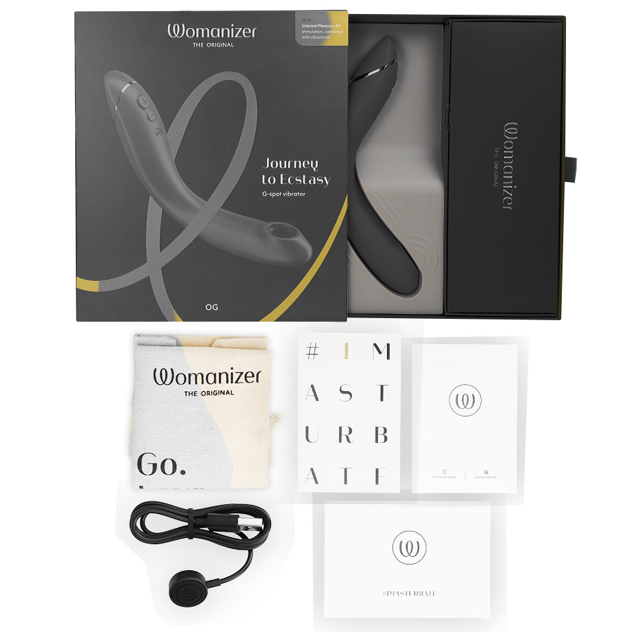Viaje al Punto G — Pleasure Air Curva Flexible Gris · WOMANIZER · OG G-Spot