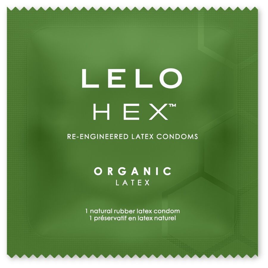 Hex Organic — Condón Natural L-Arginina Caja 3 · LELO · Hex Organic