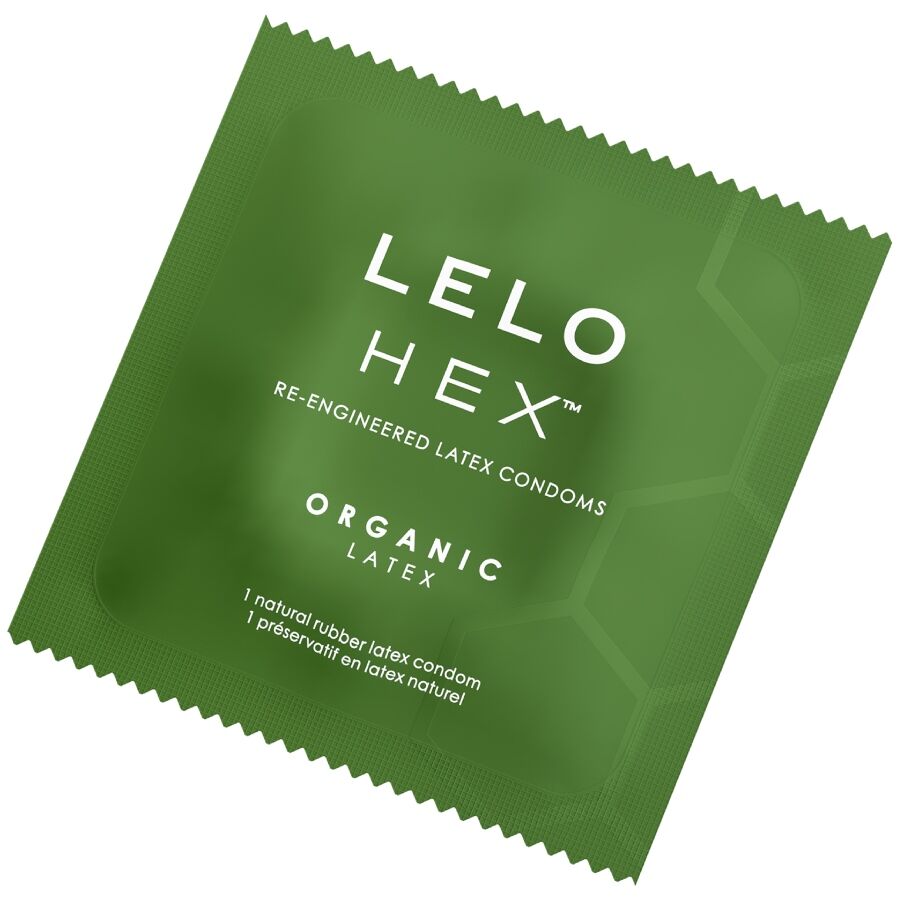 Hex Organic — Condón Natural L-Arginina Caja 3 · LELO · Hex Organic