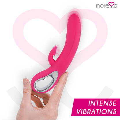 MORESSA - DUSTIN SUCCIONADOR CLITORIAL Y POTENTE VIBRACIÓN PREMIUM SILICONE RECARGABLE