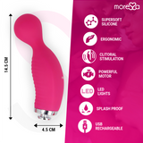 MORESSA - KIRK DUO SUCCIONADOR + MASAJEADOR MULTI PRESTACIONES PREMIUM SILICONE RECARGABLE