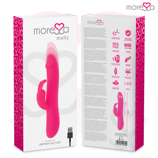 MORESSA - MOLLY IMPULSOR UP&DOWN Y POTENTE VIBRACIÓN PREMIUM SILICONE RECARGABLE