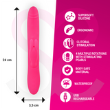 MORESSA - SOMER ROTADOR PERLADO Y POTENTE VIBRACIÓN SILICONA PREMIUM