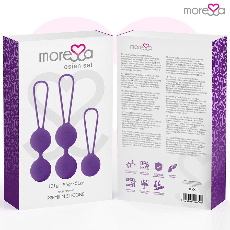 Triada Osian — Set de Entrenamiento Pélvico en Silicona