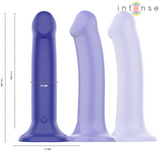 INTENSE - VICTORIA VIBRADOR CON VENTOSA 10 VIBRACIONES AZUL OSCURO CONTROL REMOTO