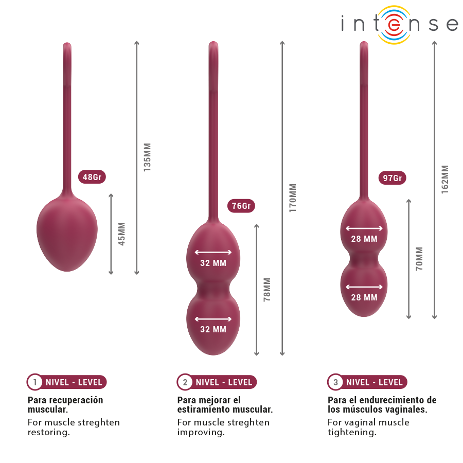 INTENSE - CHARLI KIT BOLAS KEGEL VIOLET