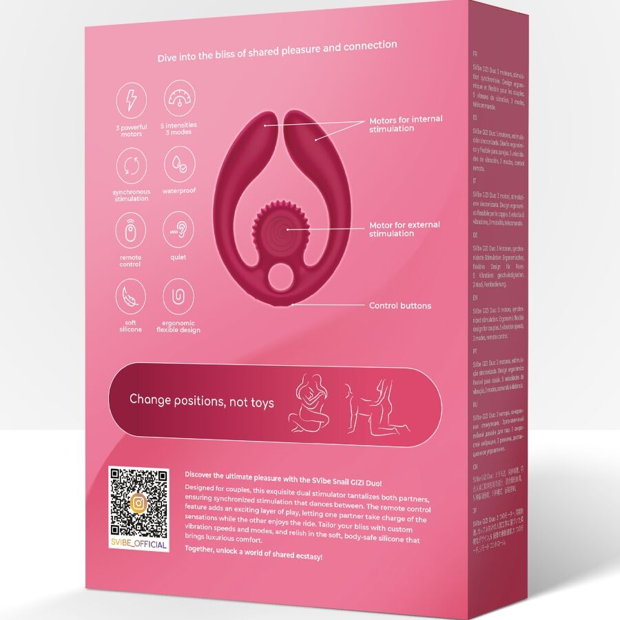 Caracol del Placer Dual — Estimulador de Conexión