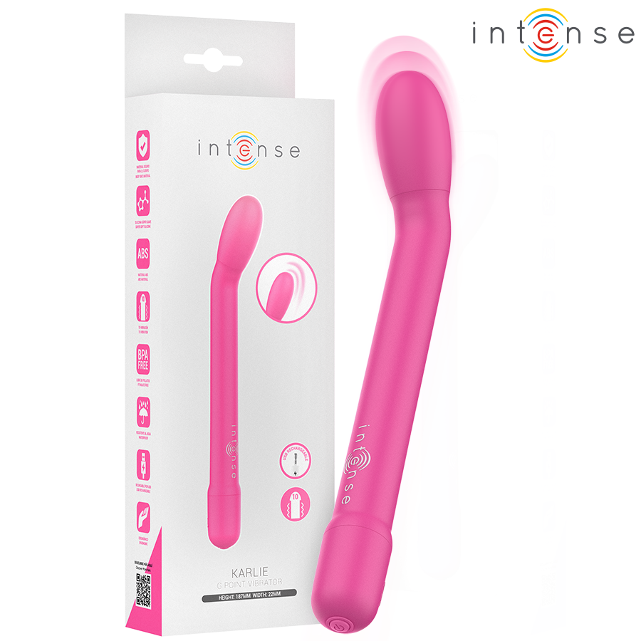 INTENSE - KARLIE ESTIMULADOR PUNTO-G RECARGABLE ROSA