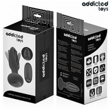 ADDICTED TOYS - PLUG ANAL CON LENGUA VIBRADORA Y CONTROL REMOTO