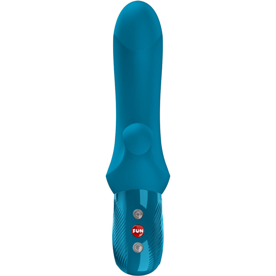 Bi Stronic Curve — Conejo Empuje & Vibración Punto G Aguamarina · FUN FACTORY · Bi Stronic Curve