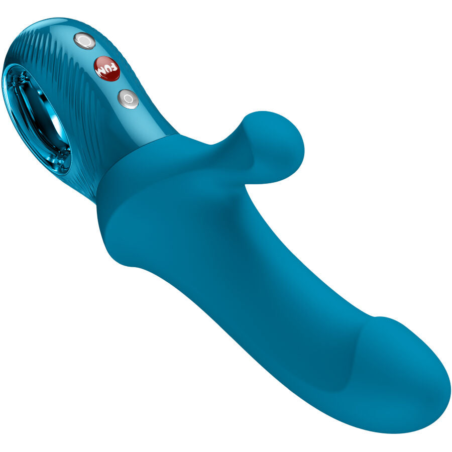 Bi Stronic Curve — Conejo Empuje & Vibración Punto G Aguamarina · FUN FACTORY · Bi Stronic Curve