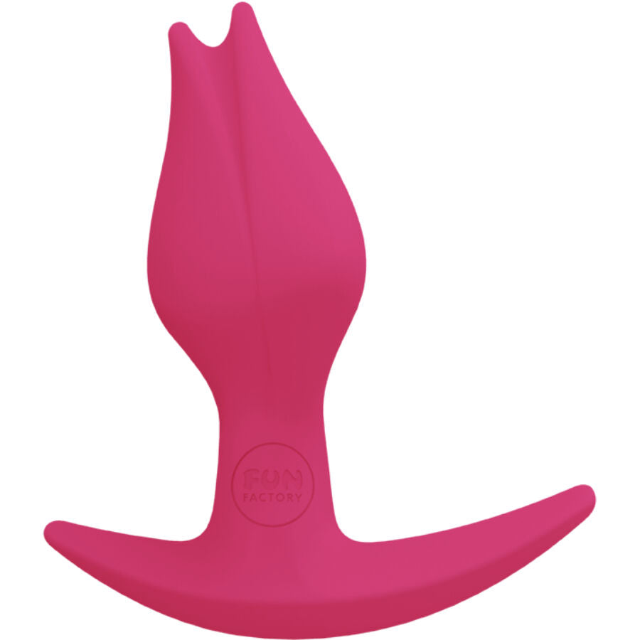 Bootie Fem — Plug Anal Base Asimétrica Estimulación Dual Frambuesa · FUN FACTORY · Bootie Fem