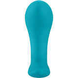 Bootie S — Plug Anal Iniciación 8 cm Sedoso Aguamarina · FUN FACTORY · Bootie S