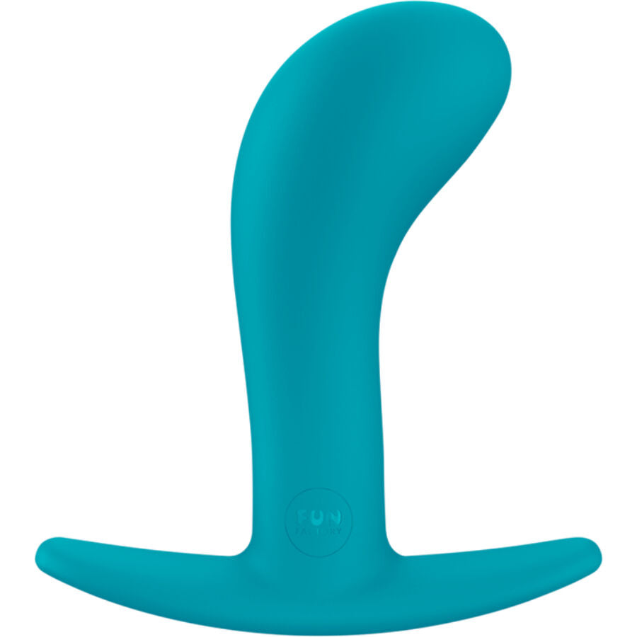 Bootie L — Plug Anal Experiencia Avanzada 10 cm Aguamarina · FUN FACTORY · Bootie L