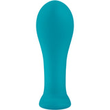 Bootie L — Plug Anal Experiencia Avanzada 10 cm Aguamarina · FUN FACTORY · Bootie L