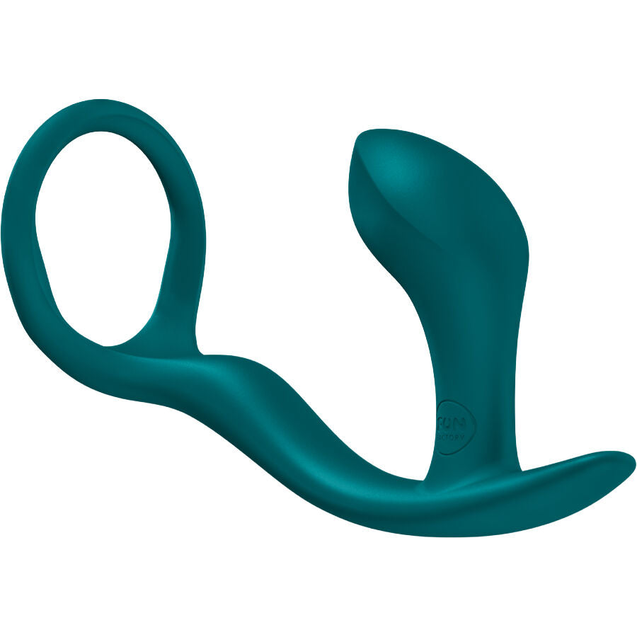 Bootie Ring — Anillo Pene + Plug Anal Dual Erección & Placer Verde · FUN FACTORY · Bootie Ring