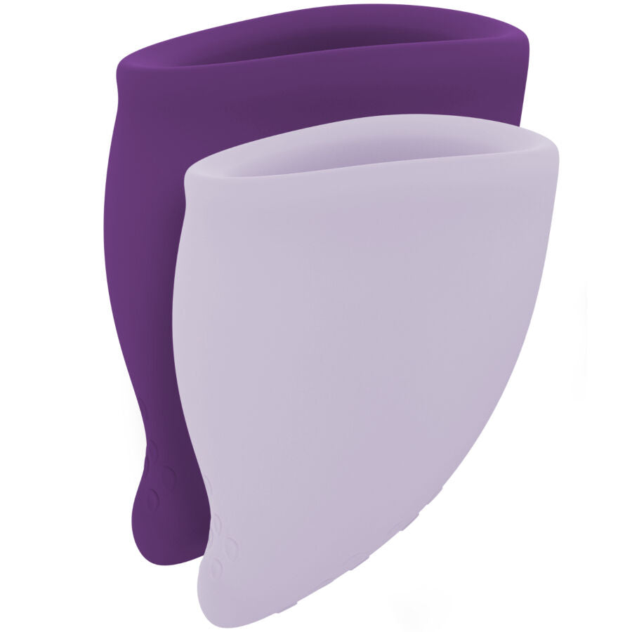 Fun Cup Kit — Copa Menstrual Silicona Médica Tallas A+B Violeta · FUN FACTORY · Fun Cup