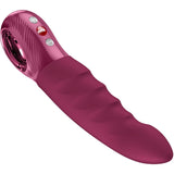 Stronic Deep — Empuje Profundo 20 cm Textura Acanalada Burdeos · FUN FACTORY · Stronic Deep