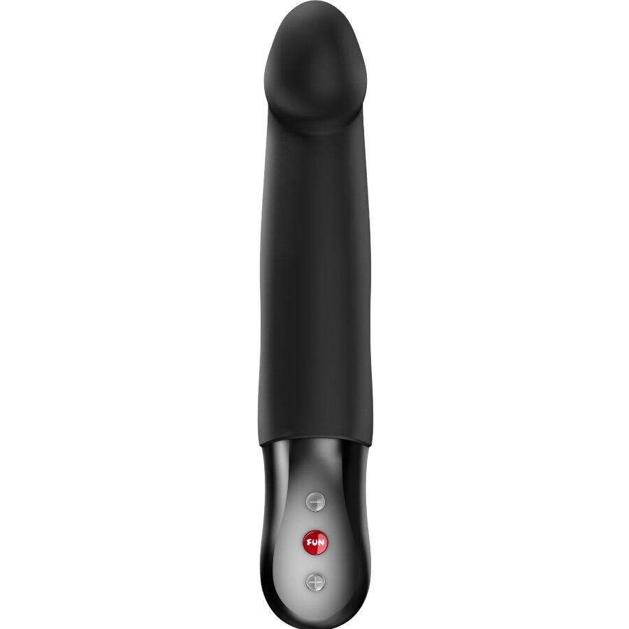 Stronic Real — Pulsador Realista 19,8 cm Éxtasis Total Negro · FUN FACTORY · Stronic Real