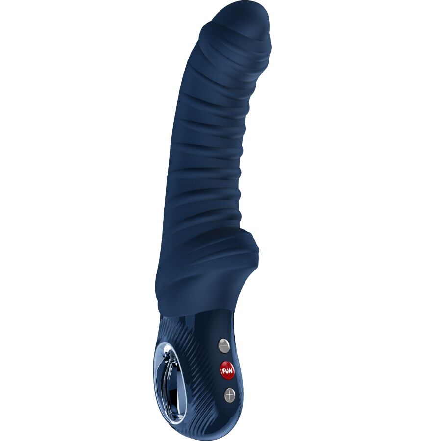 Tiger — Vibrador Punto G Realista 6 Velocidades & 6 Ritmos Azul · FUN FACTORY · Tiger