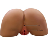 CRAZY BULL - GERIANN TRASERO FEMENINO REALISTA VIBRADOR & SUCCIONADOR CON SONIDO 5.5 KG