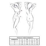 PASSION - INTIMARI SET SUJETADOR + BRAGAS NEGRO S/M