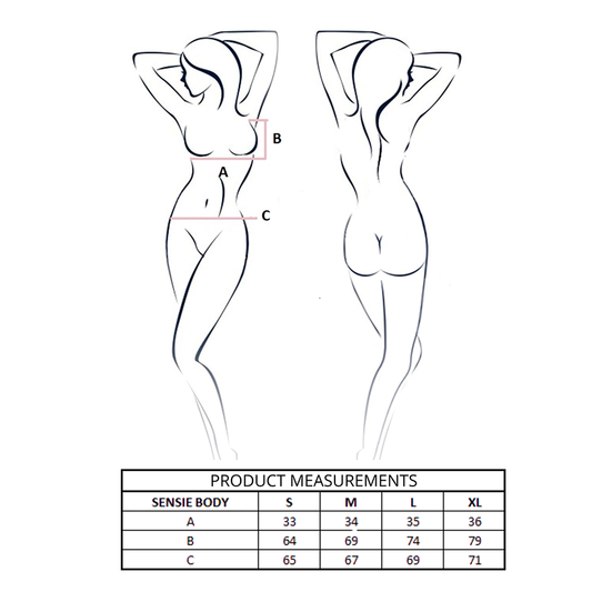 PASSION - SENSIE BODY AMARILLO L/XL