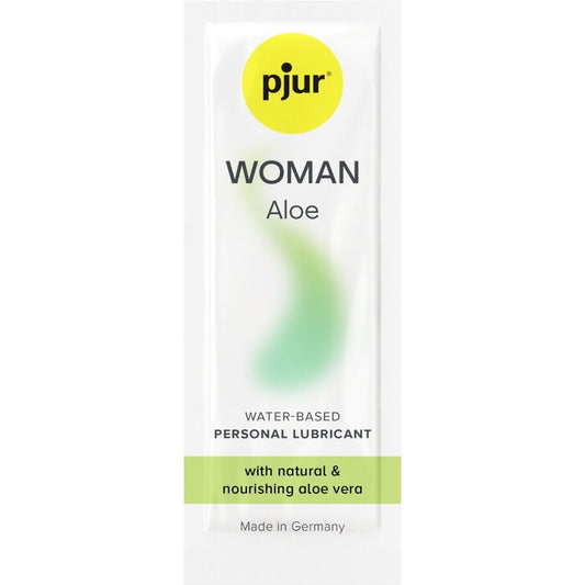 PJUR - WOMAN ALOE LUBRICANTE BASE AGUA 2 ML