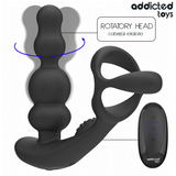 ADDICTED TOYS - MASAJEADOR PROSTÁTICO ROTATORIO CONTROL REMOTO