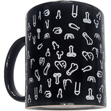 DIABLO PICANTE - TAZA NEGRA PENES 370 ML