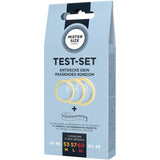 MISTER SIZE - TEST SET 3 PRESERVATIVOS DIFERENTES TALLAS + CINTA MÉTRICA