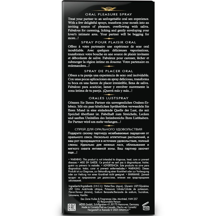 Olas de Placer — Spray Oral Comestible de Sabores