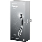 Pure Gravity 1 — Dildo Curvo Acero Inoxidable Premium · SATISFYER · Pure Gravity 1