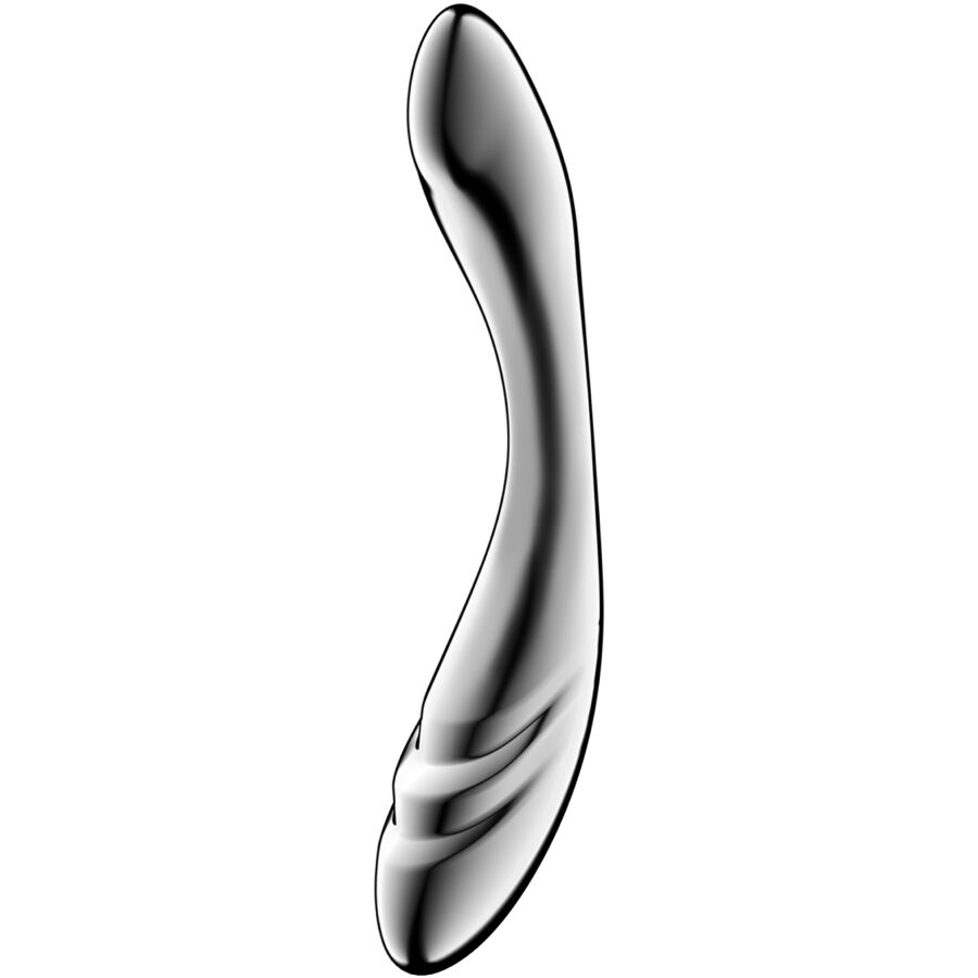 Pure Gravity 3 — Dildo Doble Textura Acero Inoxidable · SATISFYER · Pure Gravity 3