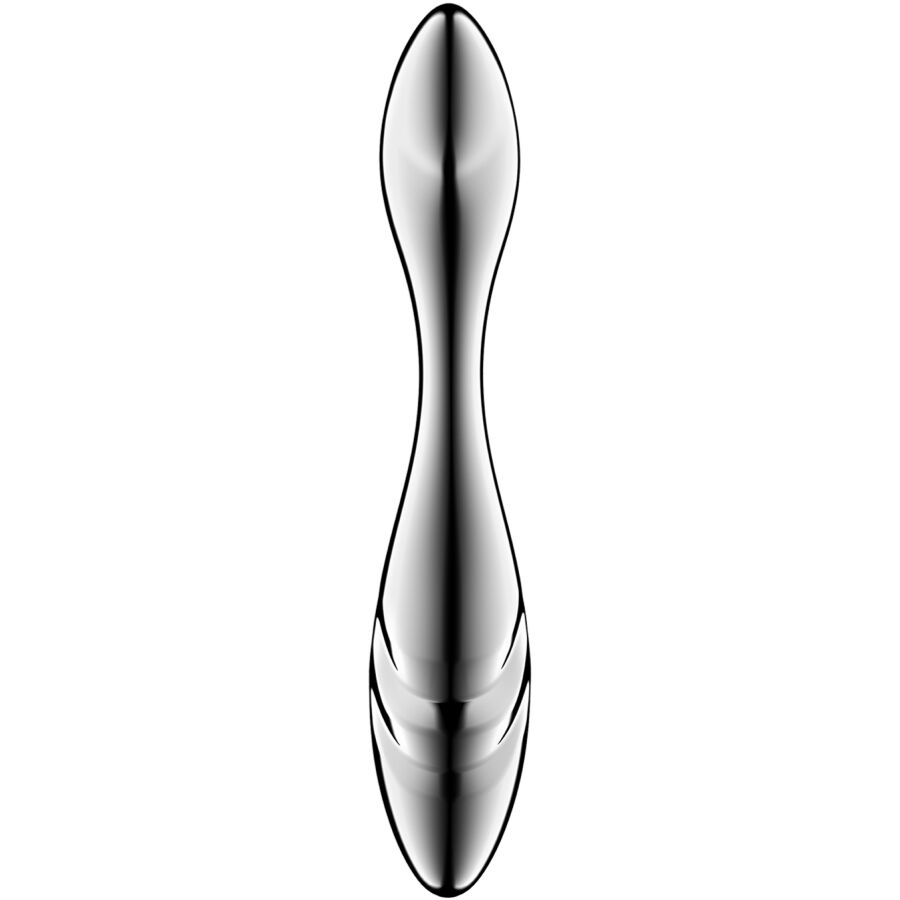 SATISFYER - PURE GRAVITY 3 DILDO ACERO INOXIDABLE DOBLE USO