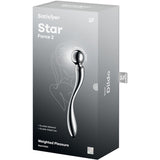Star Force 2 — Dildo Doble Uso Acero Inoxidable Esferas · SATISFYER · Star Force 2
