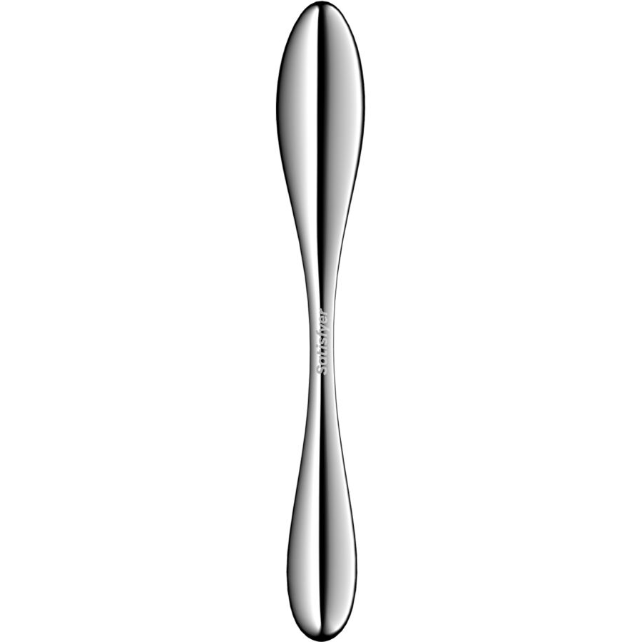 Star Force 3 — Dildo Doble Uso Acero Inoxidable Ancho · SATISFYER · Star Force 3