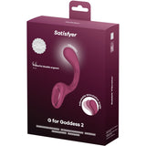 G for Goddess 2 — Rabbit Dual Punto G & Clítoris Burdeos · SATISFYER · G for Goddess 2