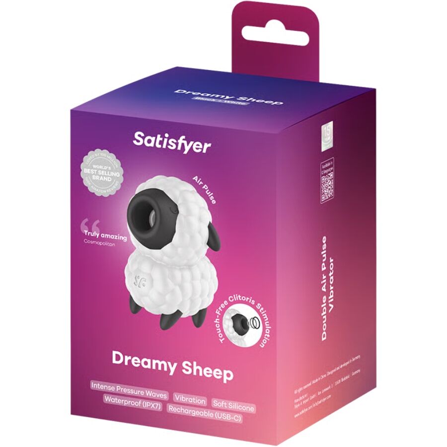 Dreamy Sheep — Air Pulse & Vibración Clítoris Ovejita · SATISFYER · Dreamy Sheep