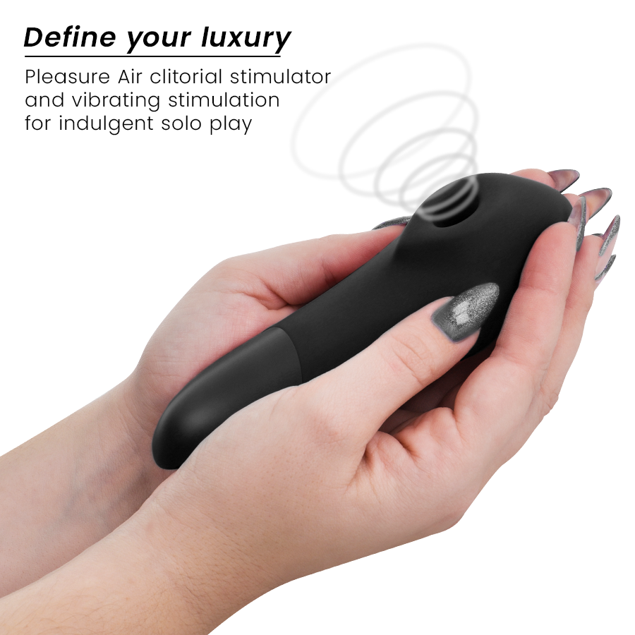 Enhance 2 en 1 — Pleasure Air & Vibración We-Vibe Negro · WOMANIZER · Enhance