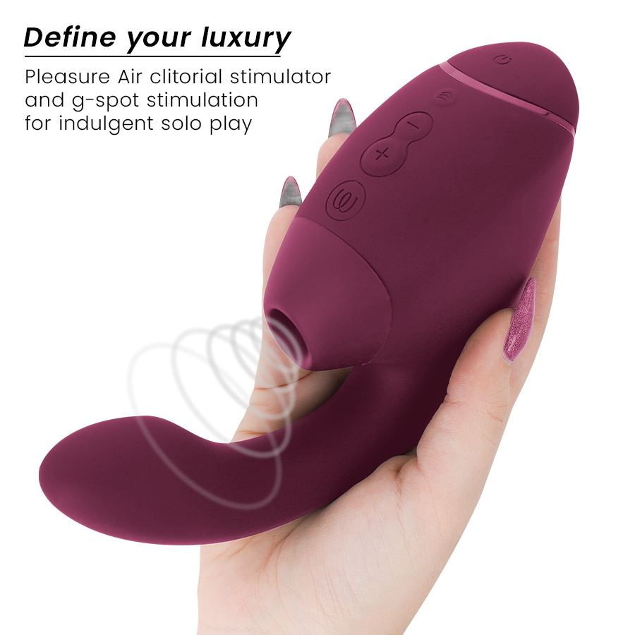 Duo Next — 3D Pleasure Air & Punto G We-Vibe Rosa · WOMANIZER · Duo Next