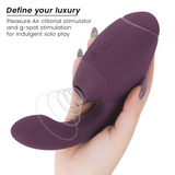 Duo Next — 3D Pleasure Air & Punto G We-Vibe Morado · WOMANIZER · Duo Next