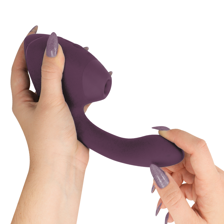 Duo Next — 3D Pleasure Air & Punto G We-Vibe Morado · WOMANIZER · Duo Next