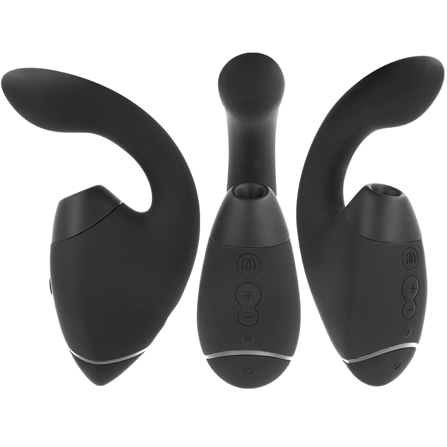 Duo Next — 3D Pleasure Air & Punto G We-Vibe Negro · WOMANIZER · Duo Next