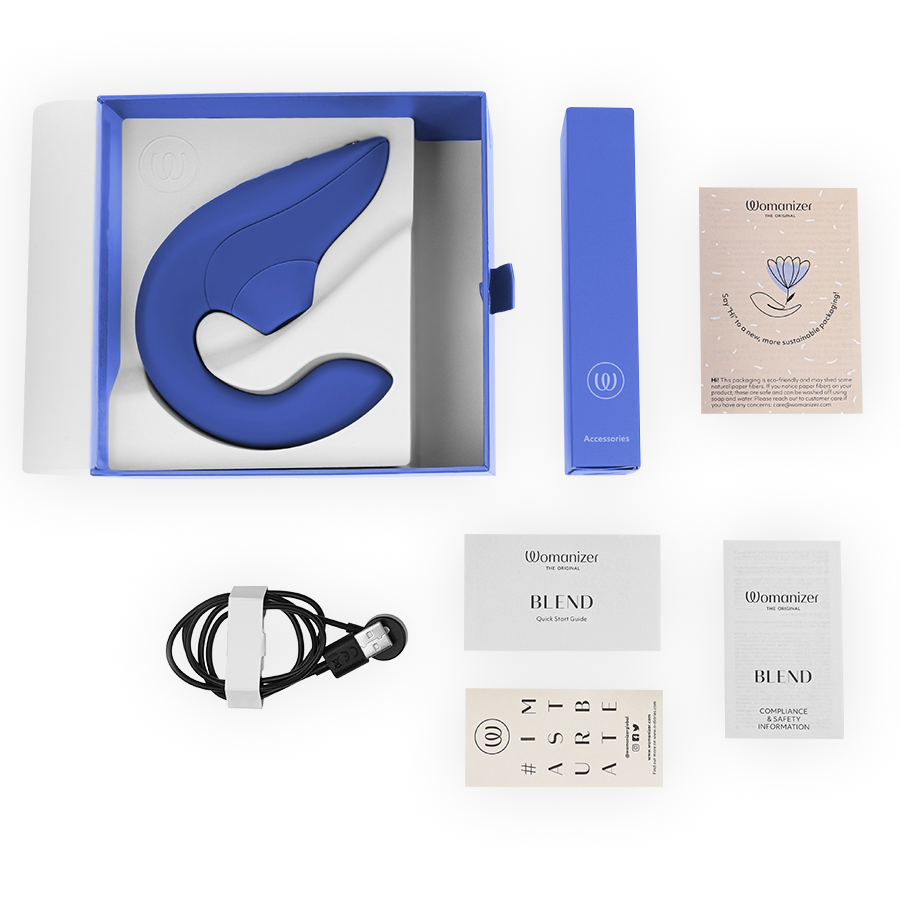 Blend Rabbit — Pleasure Air & Punto G Combinado Azul · WOMANIZER · Blend